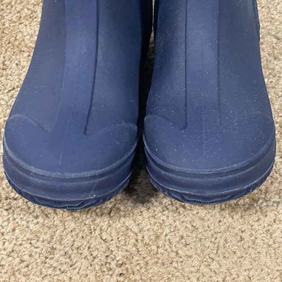 Western Chief Kids Freestyle Neoprene Navy Blue Striped‎ Rain Boots Size 6B - Picture 3 of 10